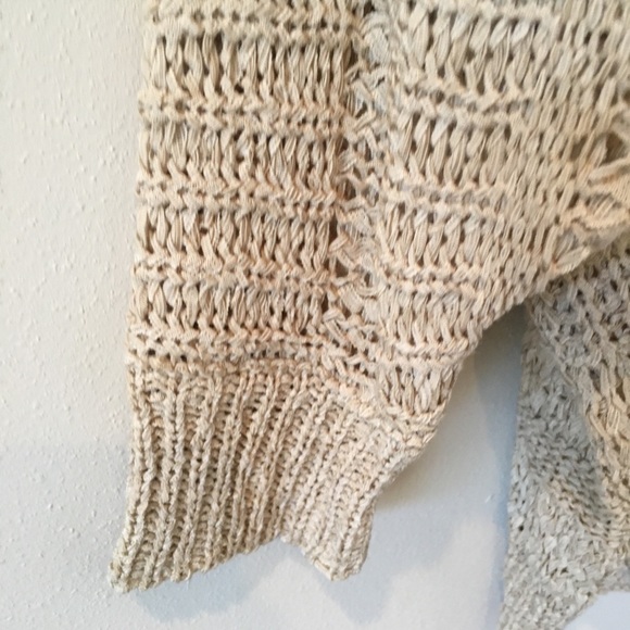 Last 1! New Cardigan Sweater Open Front Open Knit - Picture 6 of 9